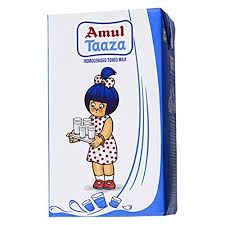 AMUL MILK TAAZA (1 lit)
